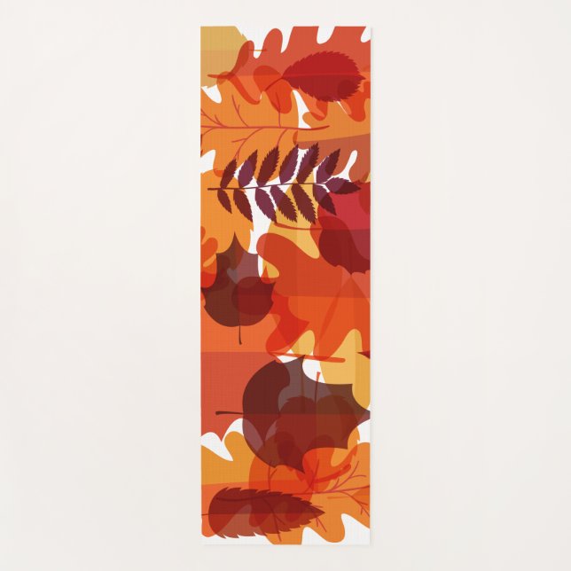 Fall Leaves Yoga Mat (Front)