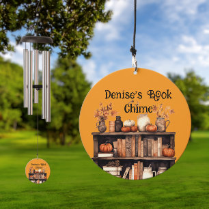 Fall Library Book Chime Wind Chime