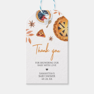 Fall Little Cutie Pie Baby Shower Favor Tags