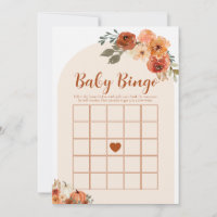 Fall Little Pumpkin Baby Bingo Baby Shower Game
