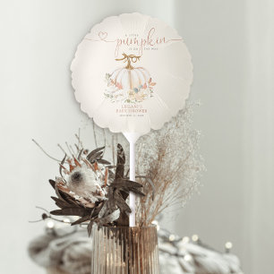 Fall Little Pumpkin Baby Shower Balloon