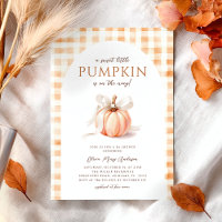 Fall Little Pumpkin Baby Shower Gender Neutral