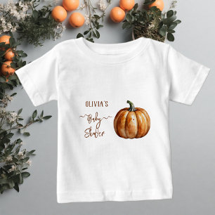 Fall Little Pumpkin Baby Shower T-Shirt