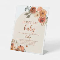 Fall Little Pumpkin Don't Say Baby Baby Shower