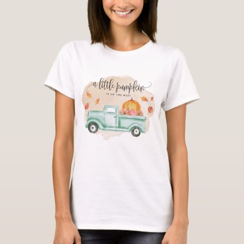 Fall Little Pumpkin Farm Truck Mom_to_Be T_Shirt