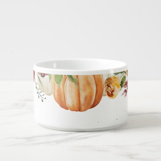 Fall Little Pumpkin  RSVP Response Card Bowl (Center)