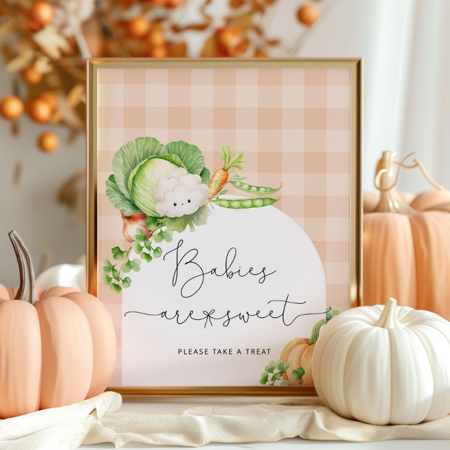 Fall Locally grown baby Babies are sweet pumpkin Poster (Creator Uploaded)