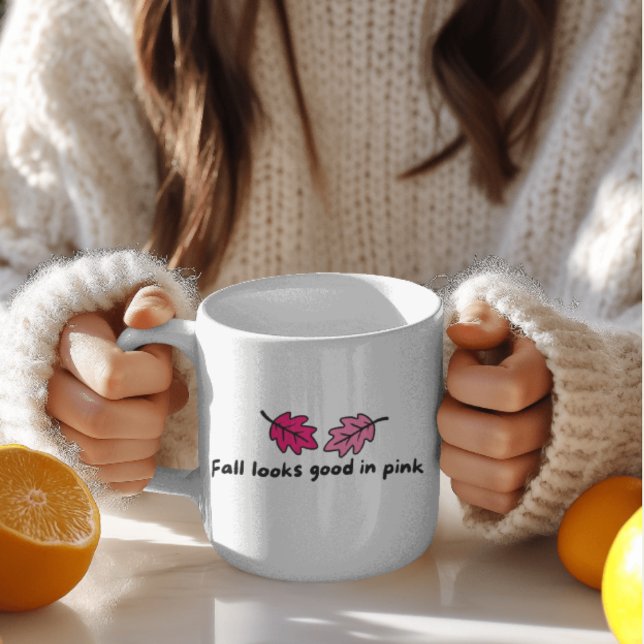 Fall Looks Good in Pink | Cozy Fall Mug (Creator Uploaded)