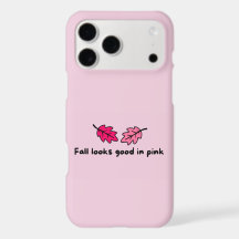 Fall Looks Good in Pink iPhone Case