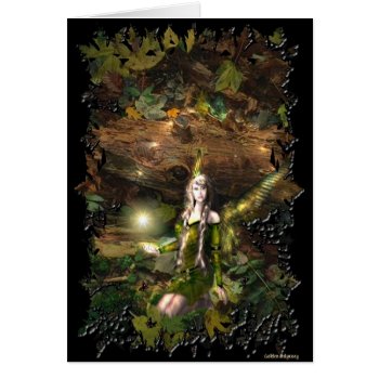 Fall Magic Fairy Card by MoonArtandDesigns at Zazzle