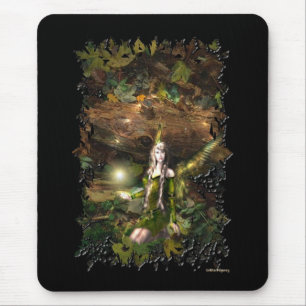 Fall Magic Fairy full Mouse Pad