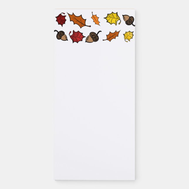 Fall Magnetic Notepad (Front)
