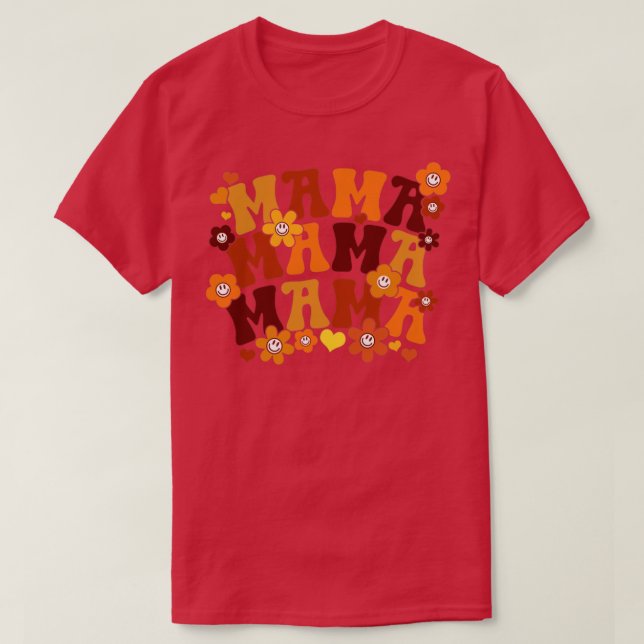 Fall Mama T-Shirt (Design Front)