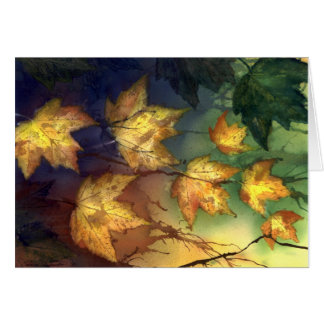 Fall Maple Leaves Cards