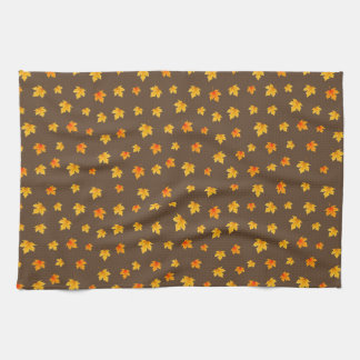 Fall Maple Leaves Kitchen Towel