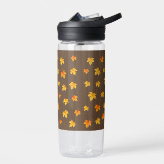 Fall Maple Leaves Water Bottle