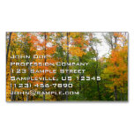 Fall Maple Trees Autumn Nature Photography Business Card Magnet