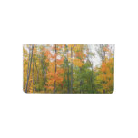 Fall Maple Trees Autumn Nature Photography Checkbook Cover