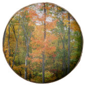Fall Maple Trees Autumn Nature Photography Chocolate Covered Oreo (Front)