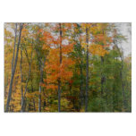 Fall Maple Trees Autumn Nature Photography Cutting Board