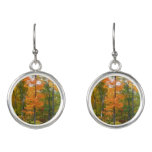 Fall Maple Trees Autumn Nature Photography Earrings