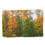 Fall Maple Trees Autumn Nature Photography Golf Towel