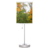 Fall Maple Trees Autumn Nature Photography Table Lamp (Right)