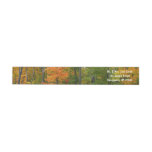 Fall Maple Trees Autumn Nature Photography Wrap Around Label