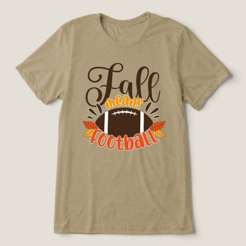 Fall Means Football Tri_Blend Shirt