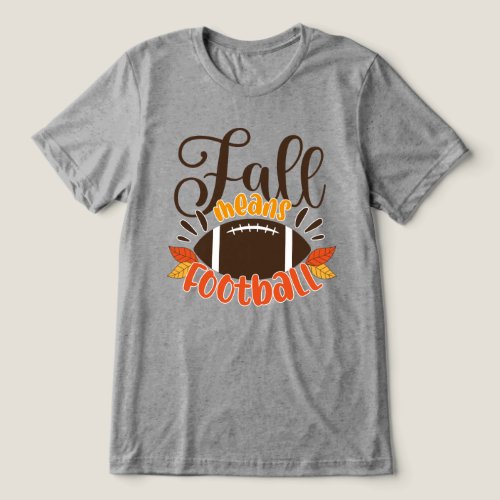 Fall Means Football Tri_Blend Shirt