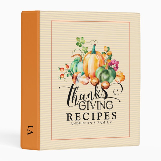 Fall Mini Binder (Front/Spine)