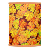 Fall Monogram Maple Leaves Autumn Foliage Pattern Lamp Shade | Zazzle
