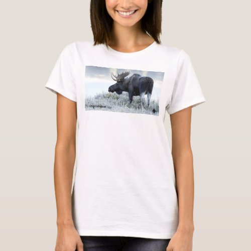 Fall _ Moose Womens T_Shirt