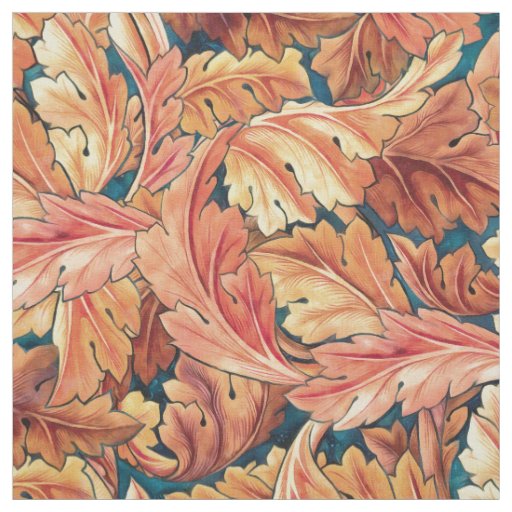 Fall Morris Leaves Pattern Fabric