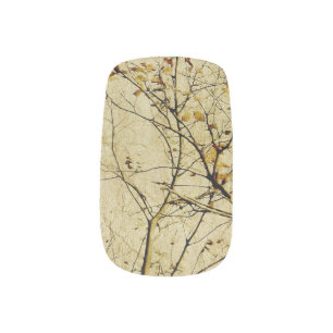 Fall Motif Photo Illustration Design Print Minx Nail Art