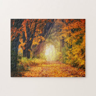 Fall Mountain Art Scenic Puzzles Complex Jigsaw Pu