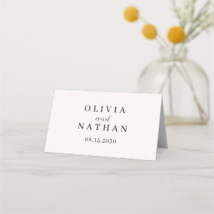 Fall Mountain Wedding Table Number Place Card