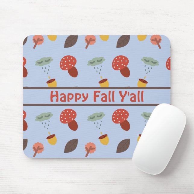 Fall Mouse Pad (With Mouse)