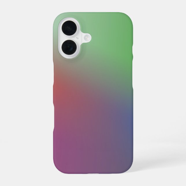 Fall multi-color iPhone 16 case. Case (Back)