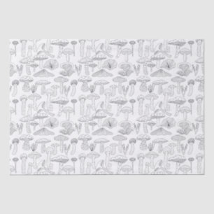 Fall mushroom forest  tissue paper