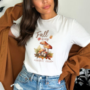 Fall Mushroom Quote T-Shirt