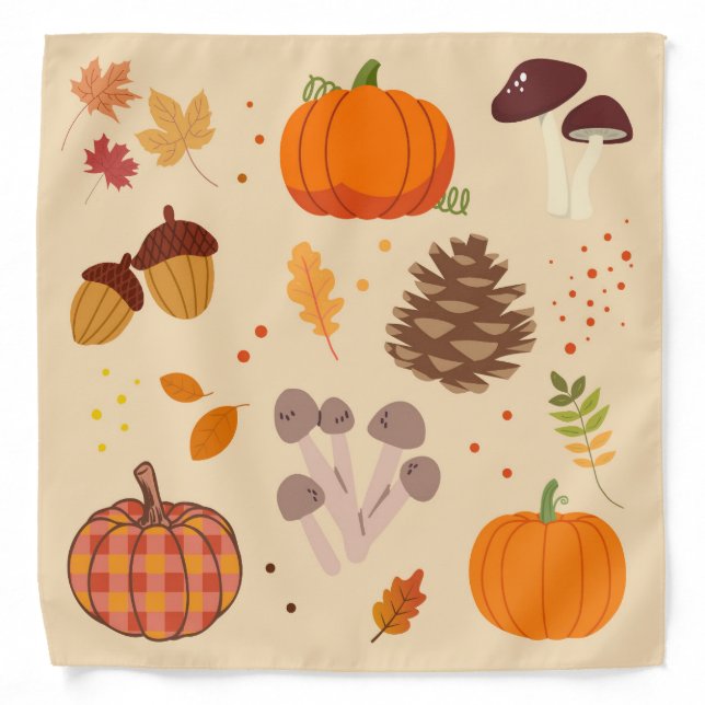 Fall Nature Bandana (Front)