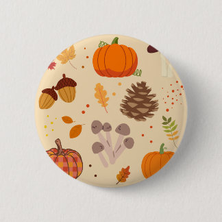 Fall Nature Button