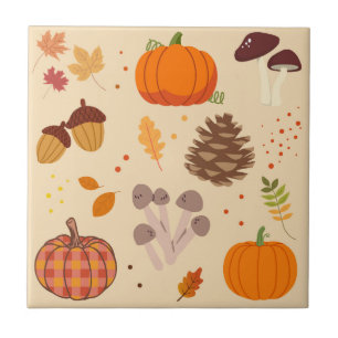 Fall Nature Ceramic Tile