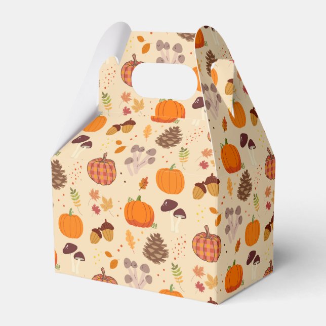  Fall Nature Favor Boxes (Front Side)