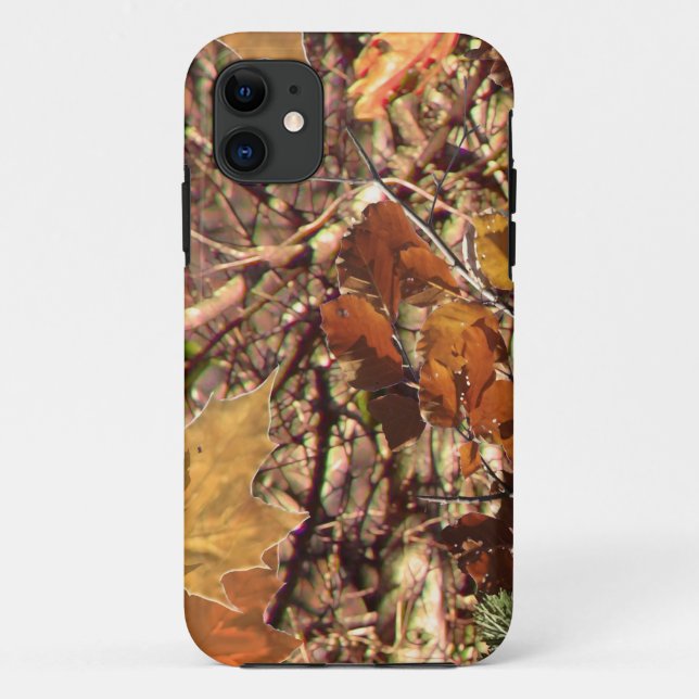 Fall Nature Foliage Camo Camouflage Painting Case-Mate iPhone Case (Back)
