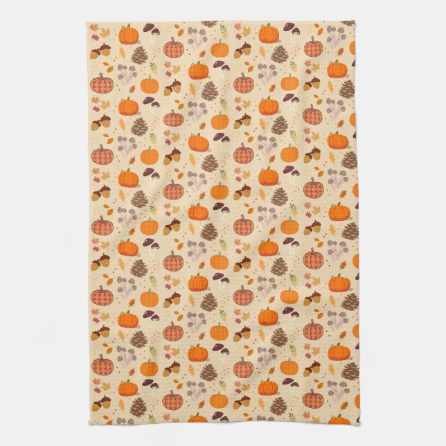  Fall Nature Kitchen Towel (Vertical)