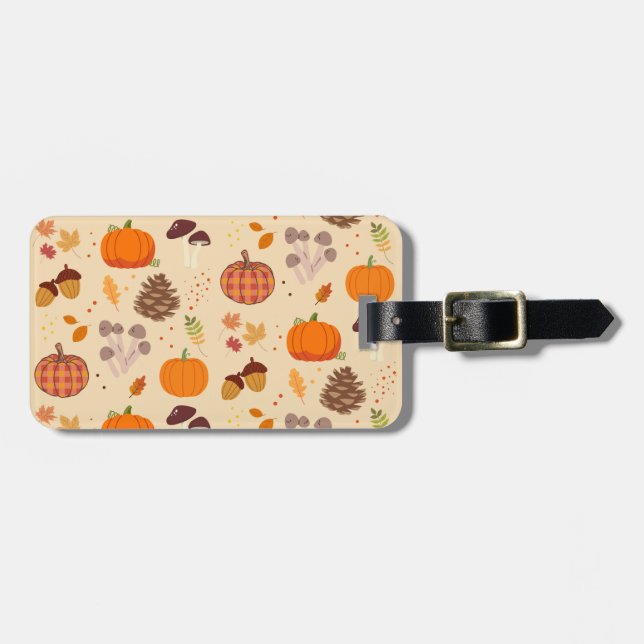 Fall Nature Luggage Tag (Front Horizontal)