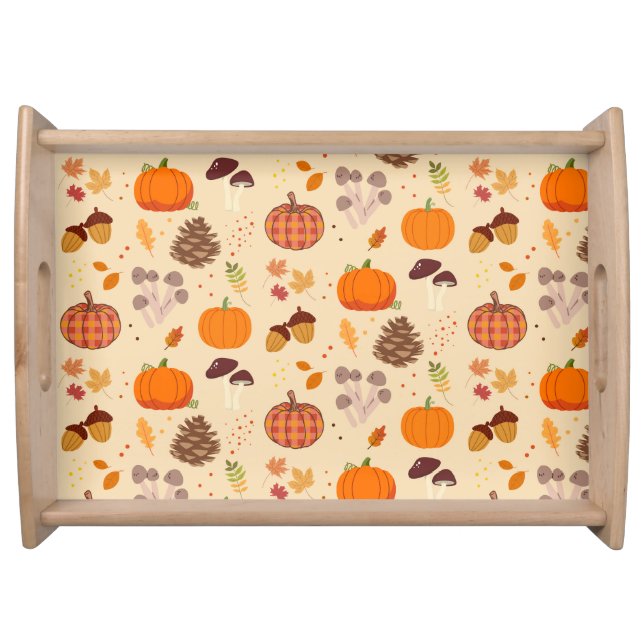  Fall Nature Serving Tray (Front)