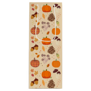 Fall Nature Wine Gift Bag